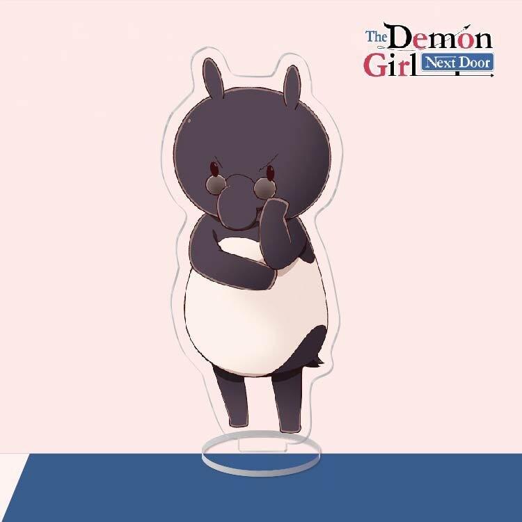 Anime Acrylic Stand Action Figure Toy The Demon Girl Next Door PVC Acrylic Stand Machikado Mazoku Desktop Stand Model Toy Gift