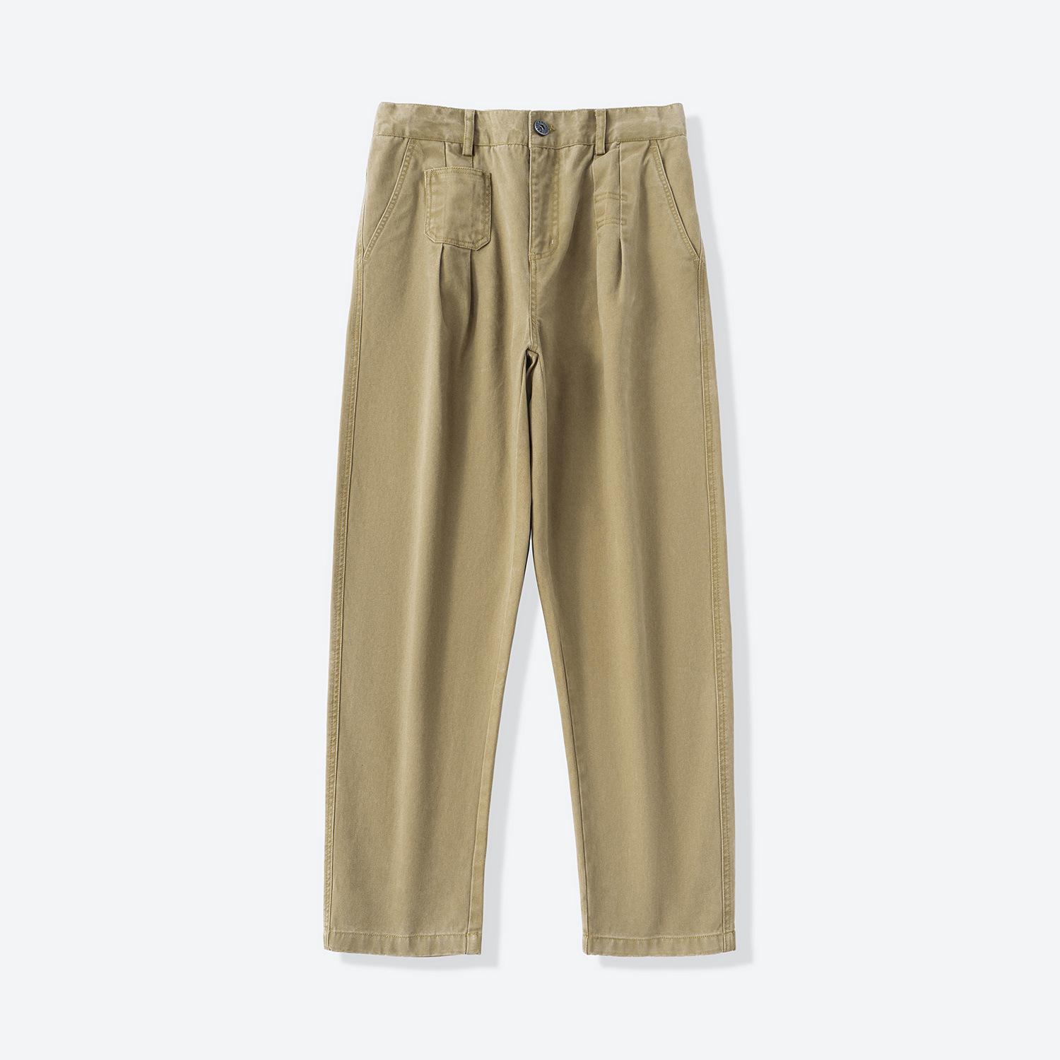 

Ретро зауженные брюки мужские свободные прямые рабочие большого размера брюки-джокер повседневные 4XL