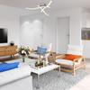 LED Forked Ceiling Light Lamp for Bedroom Balcony Living Room 85-265V