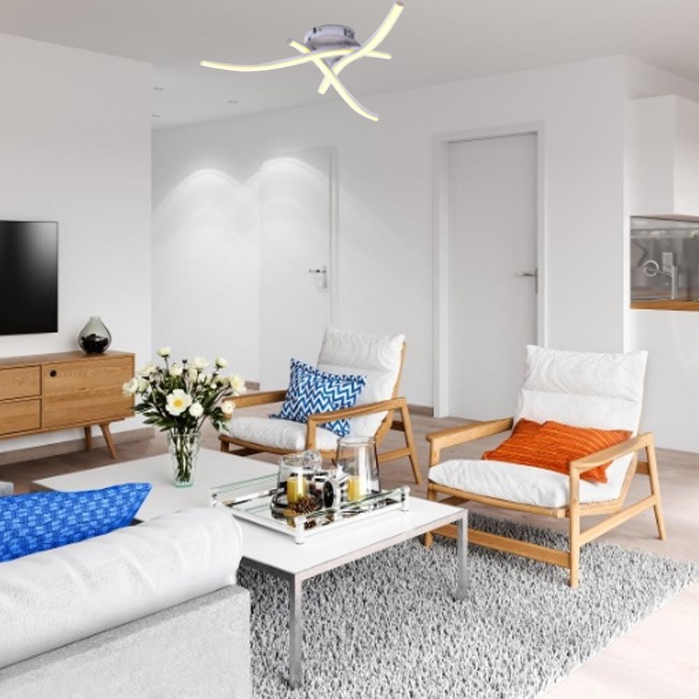 LED Forked Ceiling Light Lamp for Bedroom Balcony Living Room 85-265V