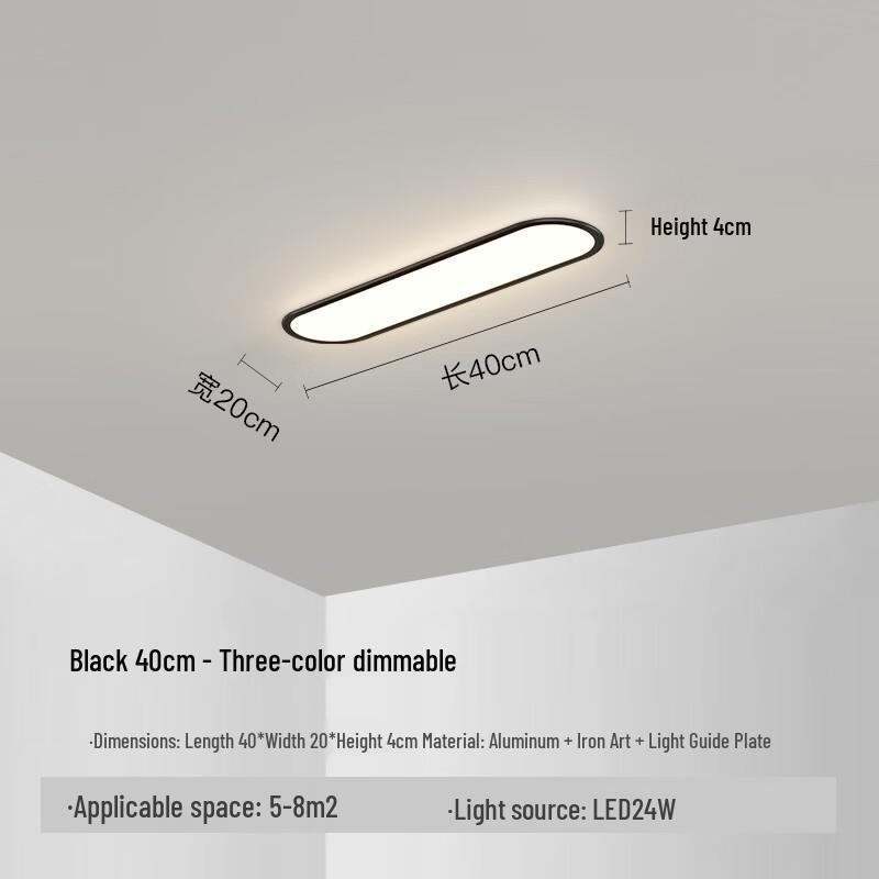 Oeny Modern LED Dimmable Aisle Ceiling Light