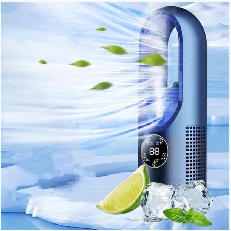 Mini Desktop Cooler Usb Rechargeable Fan With Mist Spray For Office And Home Use