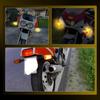 4X For Yamaha TW200 XT225 XT250 Turn Signal Indicator Amber Blinker Light EOOK