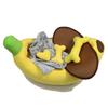 Cartoon Banana Pet Bed Cushion for Cats and Dogs - Winter Warmth