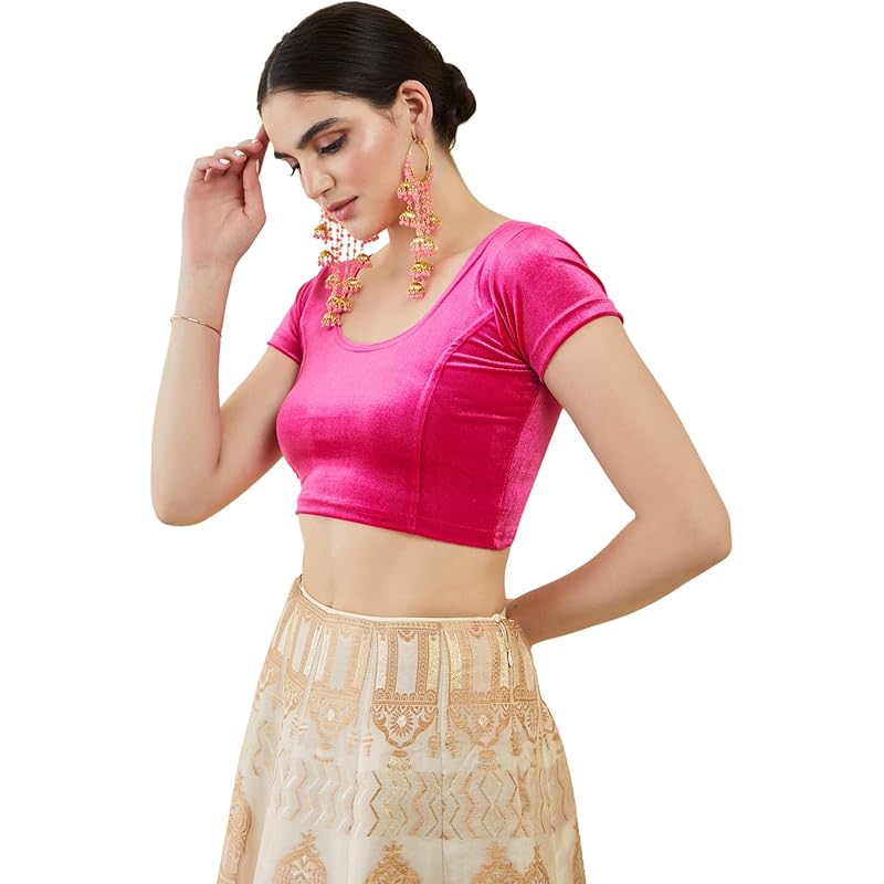 

Soch Velvet Fuchsia Princess Cut Blouse 32 розовый