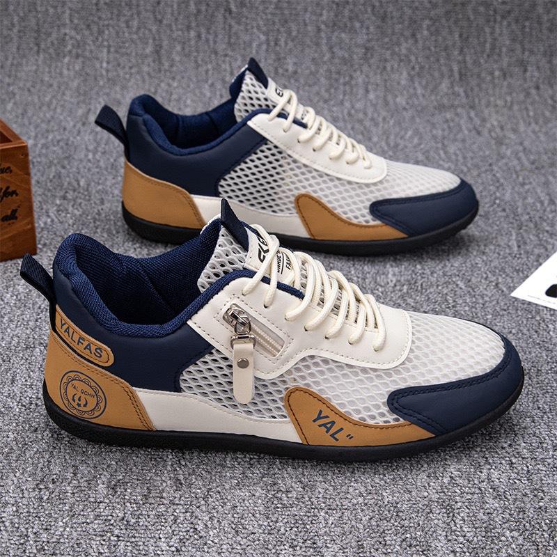 2026 Summer Casual Sports Shoes Mesh Breathable Soft-soled Shoes 39 бежевый