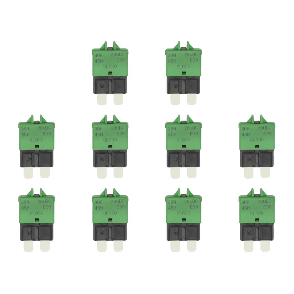 2-30 buc 5/7.5/10/15/20/25/30A DC28V Adaptor siguranță cu resetare manuală Siguranță lamă întrerupător de circuit ATC pentru marină, raliu, auto, barcă