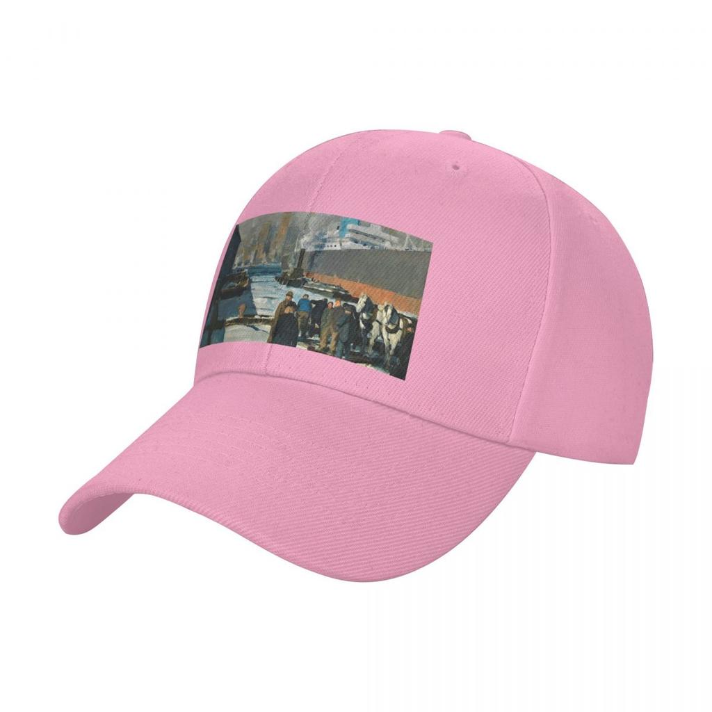 Men of the Docks - George Bellows Baseball Cap Hat Beach Trucker Hat Golf Wear Women Men's