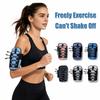 Double Zipper Sports Arm Bag Reflective Cord Trim Wrist Pouch Wear-Resistant Phone Armband  Fitness