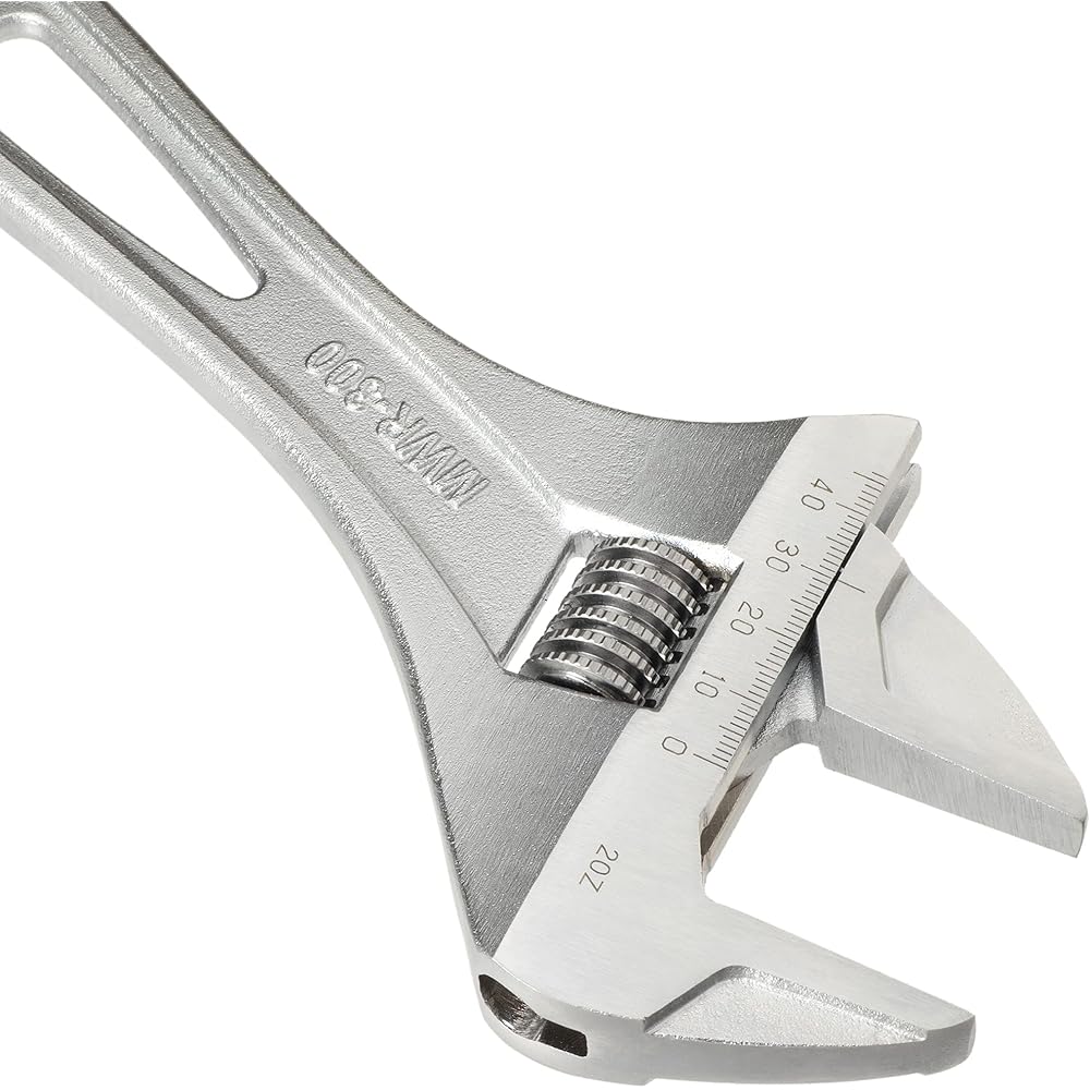 TONE MWR-300 Adjustable Wrench with Scale 300mm Length Hand Tool