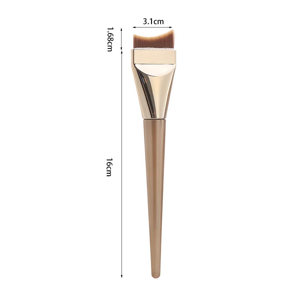 Skin-friendly Liquid Foundation Brush Dense Bristle Flat Concealer Brush  Beauty Tools