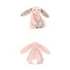Jellycat Easter Series Flower Heart Blush Bunny Blush Doll Plush Doll 15cm Tall