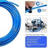 8mm   Hose and 2 Fittings High Pressure Flexible Tubing for Pneumatic System Fluid Transfer 20M Length