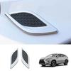 2P Chrome Body Side Fender Air Outlet Cover Trim 2P For Lexus RX350 450h 2016-22