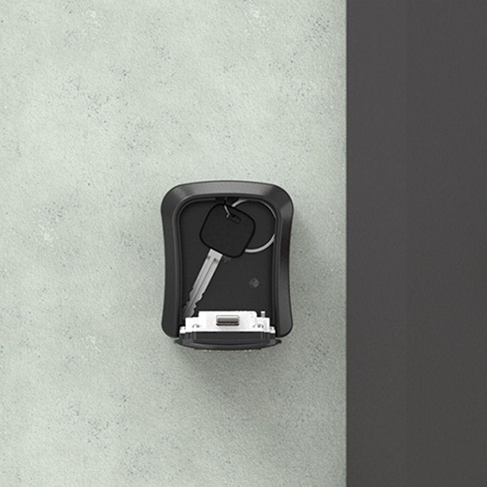 Technischer Kunststoff 4-stelliges Kombinationsschloss Wetterfeste Schlüsselschlossbox Außen