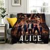 Heiße TV-Serie Alice In Borderland Flanelldecke Warm Weich Halloween Weihnachten Sofa Warm Gemütlich Dekorative Deko Geschenk für Jede Jahreszeit