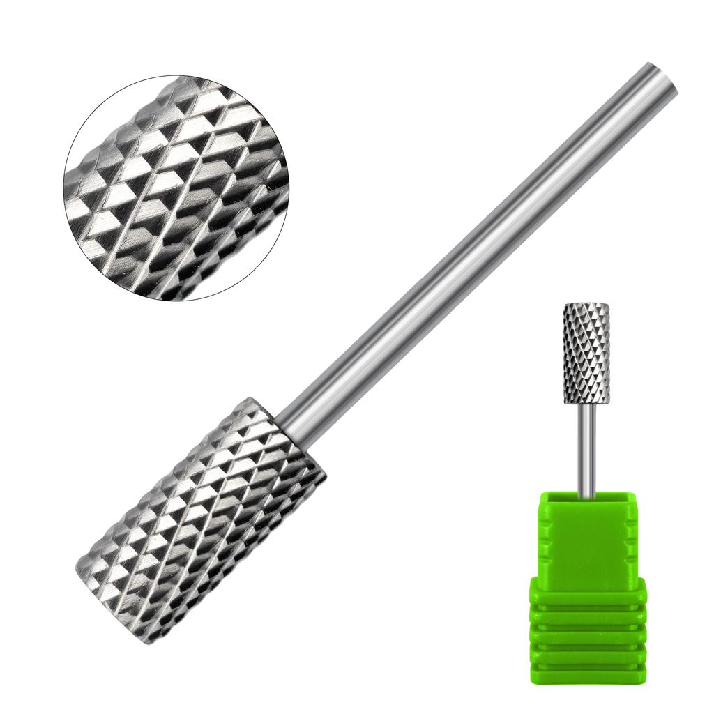 1pcs Sliver Nail Drill Bits Milling Cutter Carbide Nail Tools For Electric Nail Drill Manicure Machine Pedicure Nail Files Acces