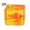 Cube Sensory Toy Glow-in-the-Dark Stress Toy, Relief Squeeze Luminous Ocean Animal Clear with Sea Inside Adults Toys