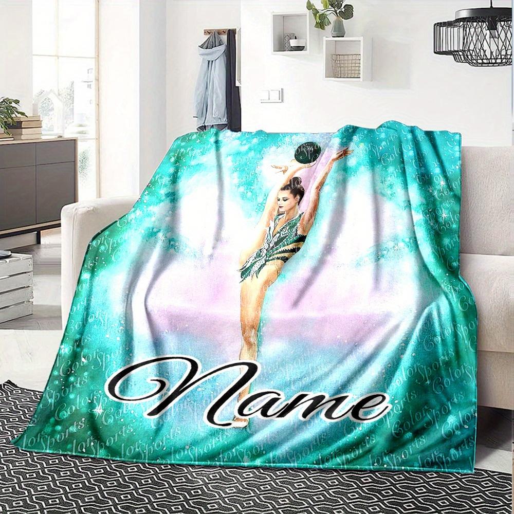 Rhythmic Gymnastics Home Customization Blankets Comfortable Soft Lightweight Multiseasonal Blanket For Picnics Sofas Offices Beds Living Rooms Perfect