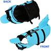 Dog Life Jacket, Pet Swimsuit, Adjustable with Rescue Handle, with Excellent Buoyancy for Swimming, Boating, Surfing (X-Large, Blue)
