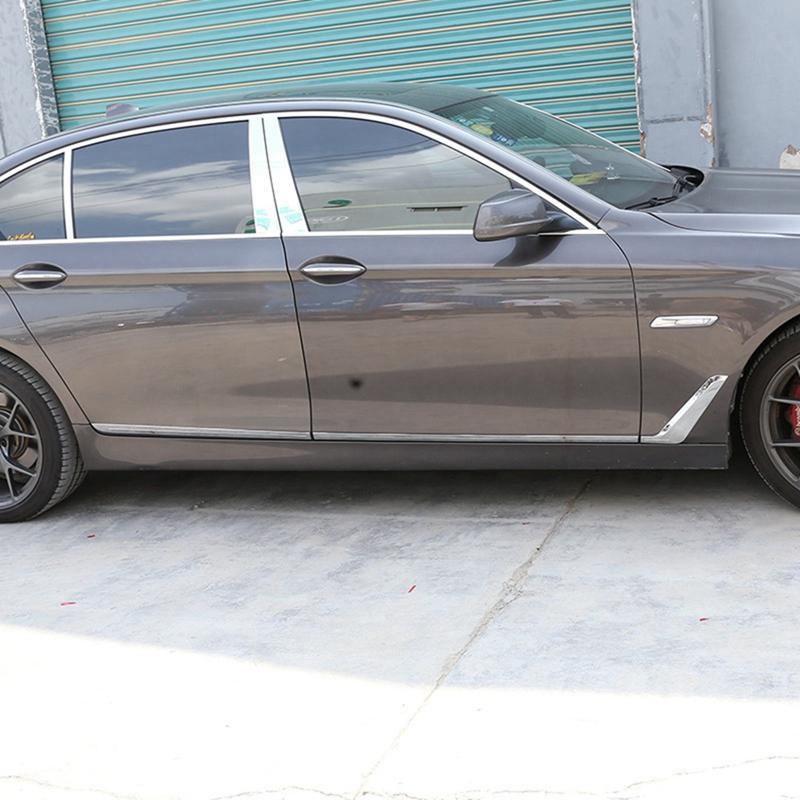 1pár příslušenství bočních blatníků z chromové nerezové oceli pro BMW řady 5 F10 520Li 525Li 530 535Li