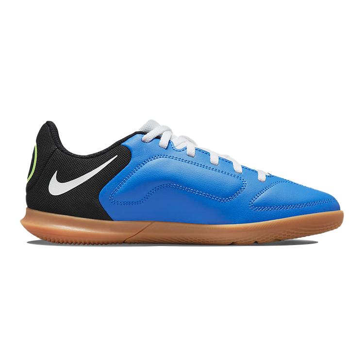 New Nike Tiempo Legend 9 Slip Resistant Cushioning Abrasion Resistant Low Top Kids' Soccer Shoes Blue Black Kids' DA1332-403