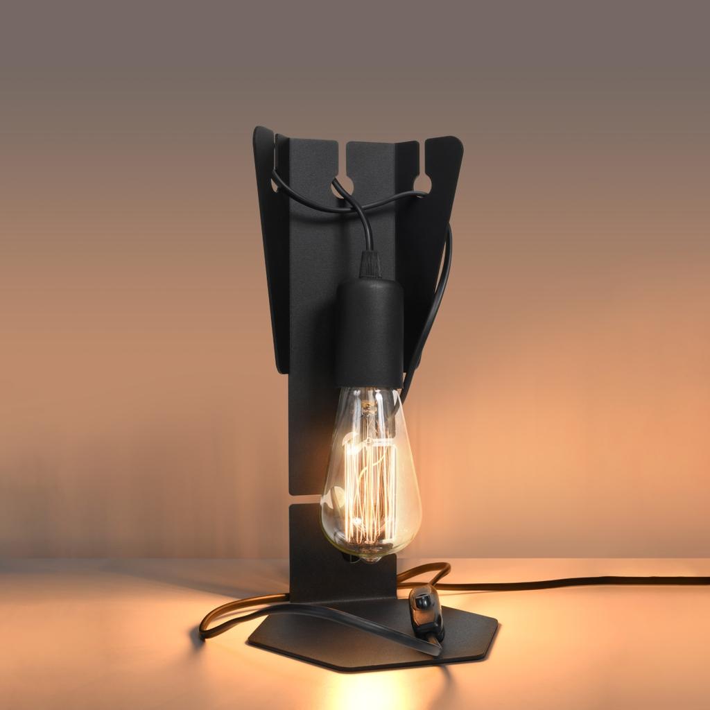 Lampa Biurkowa Arby 1 E27 Czarny Sollux Sl.0880