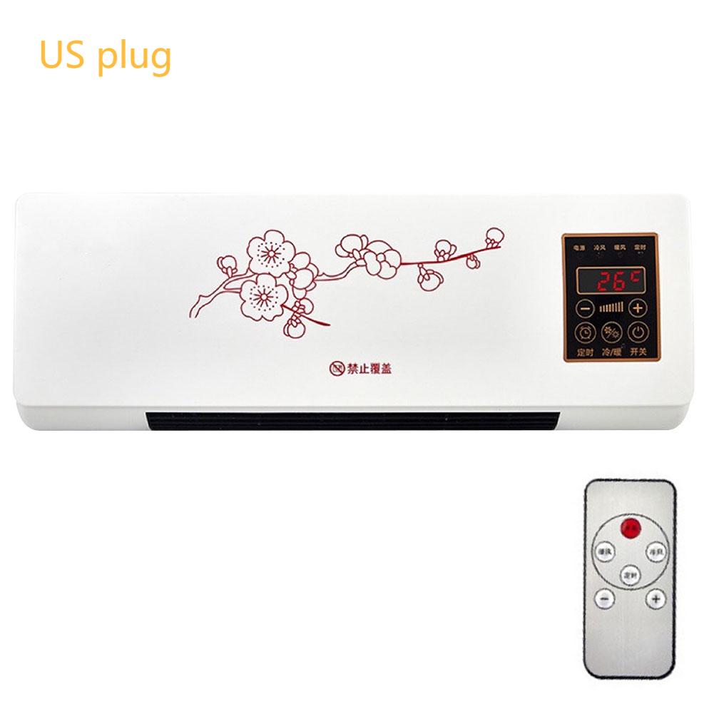 Mini-Kaltklimaanlage, wandmontierter Luftkühler, 1800 W, elektrischer Heizstrahler mit Touchscreen für Schlafsaal/Schlafzimmer/Badezimmer/Küche