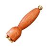 Gesichtsmassagegerät Lotus-Samenkapsel Schönheit Messing Rosenholz Gesicht Gua Sha Werkzeug Augenentspannung Punkt Meridiane Akupunkturpunkt Massage Handheld