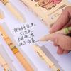 6Pcs Cartoon Cute Capybara Gel Pens Kawaii Black Ink Smooth Writing Quick-Drying Neutral Pens School Supplies Student Stationery