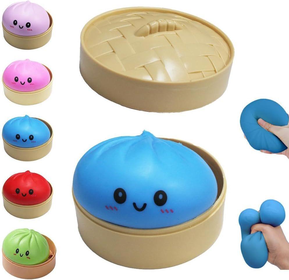 Dumpling Squishies Carries a Soft and Non Stick Hand Squeezing Rebound Toy with You