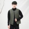 Men's Ultra-Light Down Vest, Large Size, Winter 2026, Short Style with Round Neck, Casual and Portable