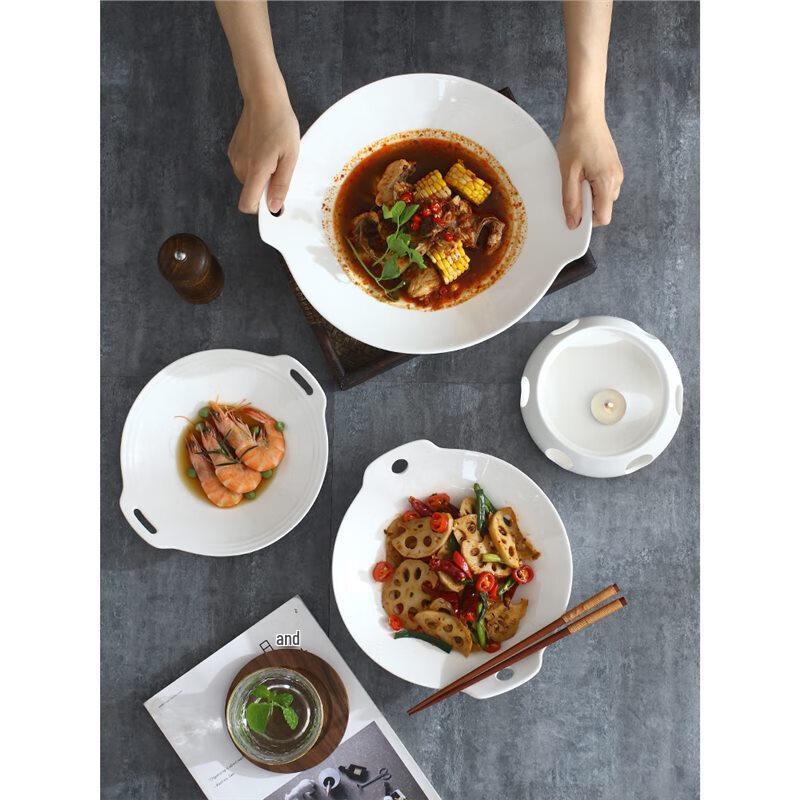 Huiliang Ceramic Candle-Heated Serving Plate Set