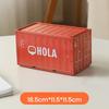 1pc Industrial Style Container Iron Tissue Box Storage Box, Creative Container Tissue Box for Home Living Room Simple Decoration, Holiday Gift