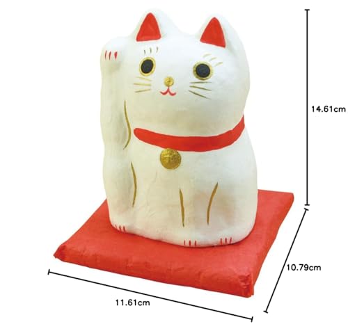 Yamako Harikoshika Maneki-neko White 89597