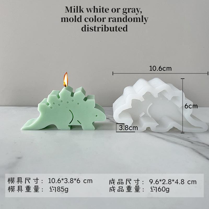 Dinosaur Series Silicone Molds Various Animal Aromatherapy Candles Plaster Resin Decoration Making Supplies Home Handmade Gifts