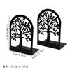 Shelves Decorative 1 Pairs,Tree Metal Bookends, Book Holder for Shelf,Unique Book Stoppers for Shelves,Home Decorative Book Ends