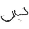 ZETA RACING Antler Hand Guards for Standard and Large Diameter Aluminum with Handlebar Clamps and Bar End Fits Bar Ends with Inner Diameters of