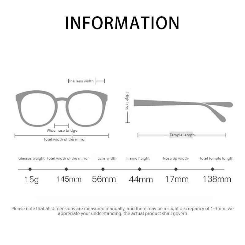 Frameless Myopia Glasses for Women Stylish Square-Frame Blue Light Blocking Goggles Minimalist High-End Minus Diopter Eyeglasses