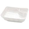 Japanese Style Melamine Double Divided Snack Plate