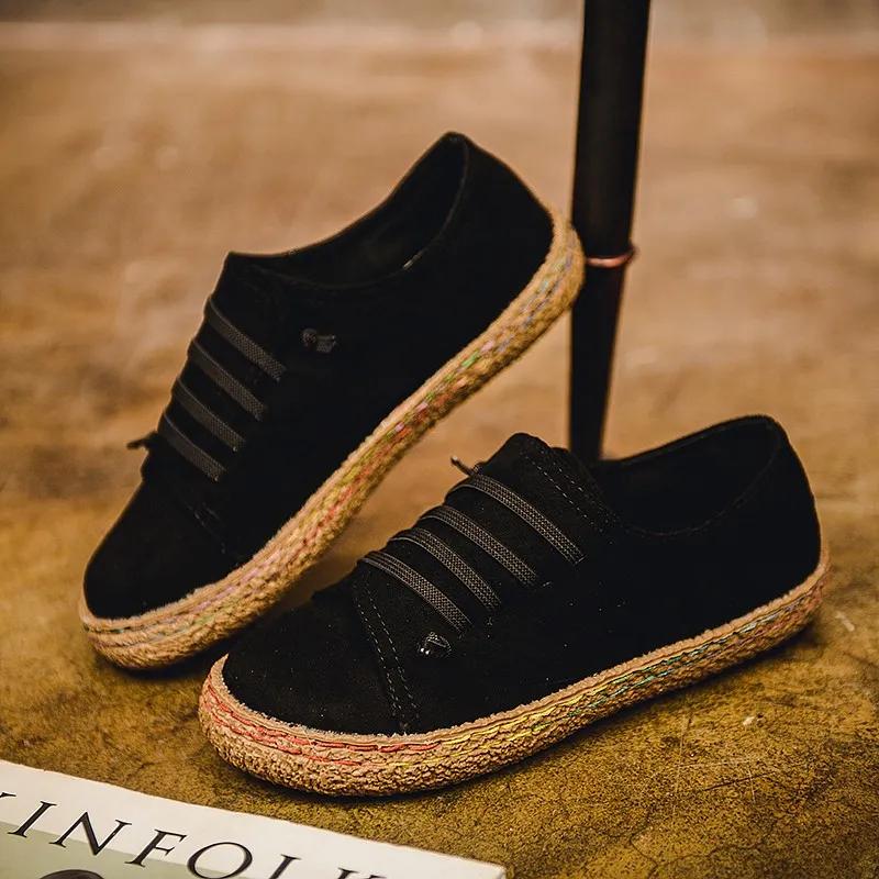 

Women s Soft-soled Retro Flat Slip-on Lazy Shoes with Shallow Toe Design 35 чёрный