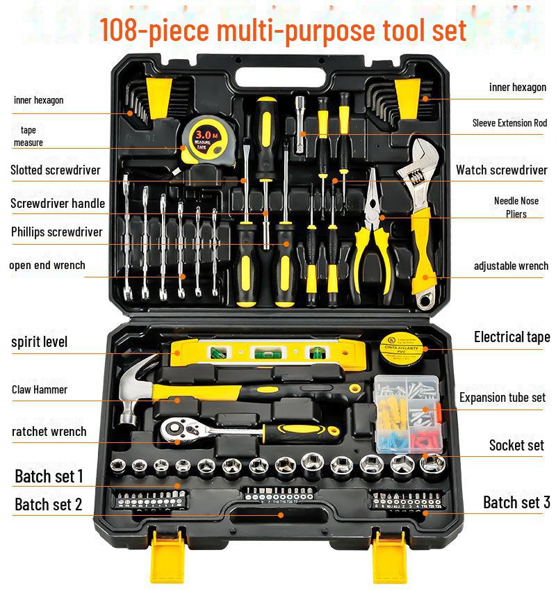 Complete Household Hand & Power Tools Kit