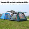 6-7 People Foldable Quick Setup Family Tent Large Tent Folding Tents Two Layer Backpack Tents Sunshade Outdoor Camping Tent