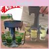 Fashionable 6 Shot Glass Holder And Dispenser Set Perfect For Home Bars And Gatherings