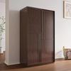 coffee color 2318# two-door sliding wardrobe, Coffee Color 2318# Two-Door Sliding Wardrobe