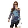 Womens Plus Size 3-Piece Swim Set With Long Sleeve Rash Guard Skort Shorts UPF 50 Sun Protection Pool Beach Spa