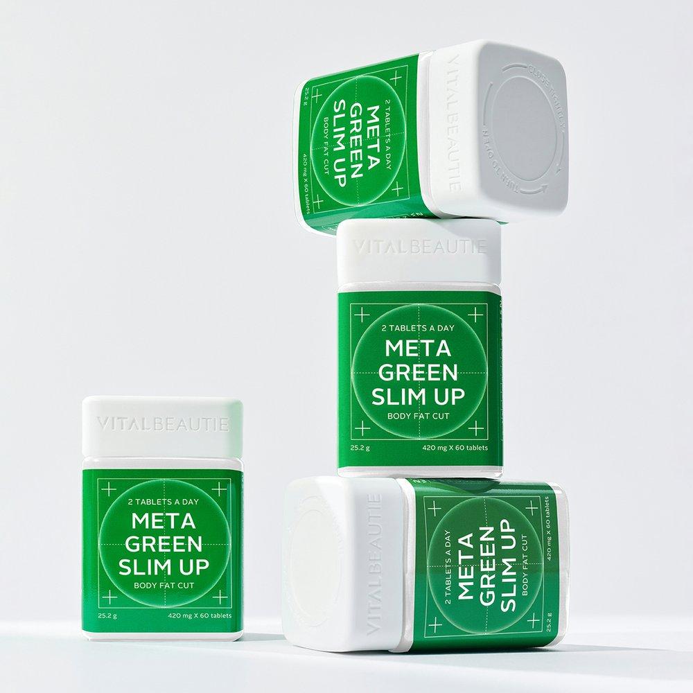 VITALBEAUTIE Metagreen Slim Up 180-day supply (30 days + 60 days refill x 2 + 30 days additional gift)