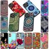 Floral Paisley Mandala Flower Texture Rose Cover for Apple iPhone 13 12 Mini XS 11 Pro Max 7 8 Plus + XR SE 2022 2020 SE3 Case