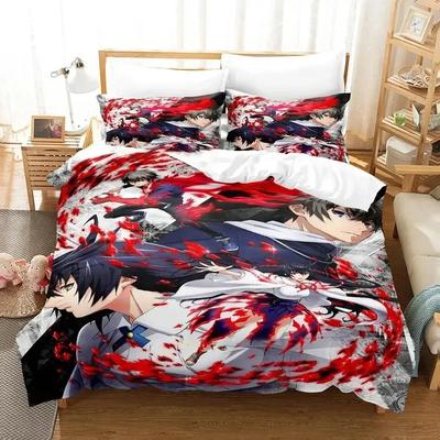 Anime Lord Of Vermillion Bettwäscheset Jungen Mädchen Twin Queen Size Bettbezug Kissenbezug Bett Kinder Erwachsene Heimtextilien