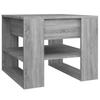  Coffee Table, Grey Sonoma Oak, 55.5x55x45 Cm
